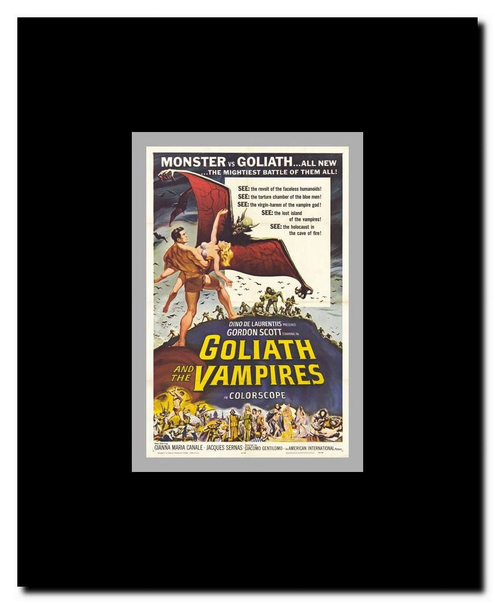 Goliath and the Vampires Framed Movie Poster