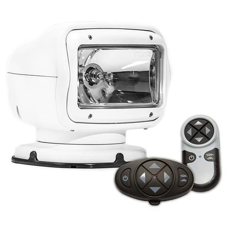 Golight 2007GT RadioRay GT Permanent Mount Halogen Spotlight w/Remotes - White