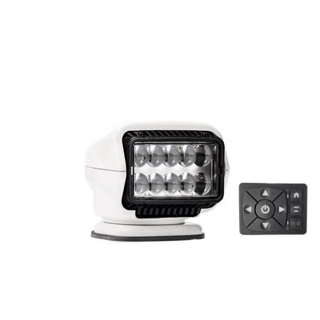 Golight 30204ST, 12V LED Stryker ST Spotlight w/Hard Wired Dash Mount Remote
