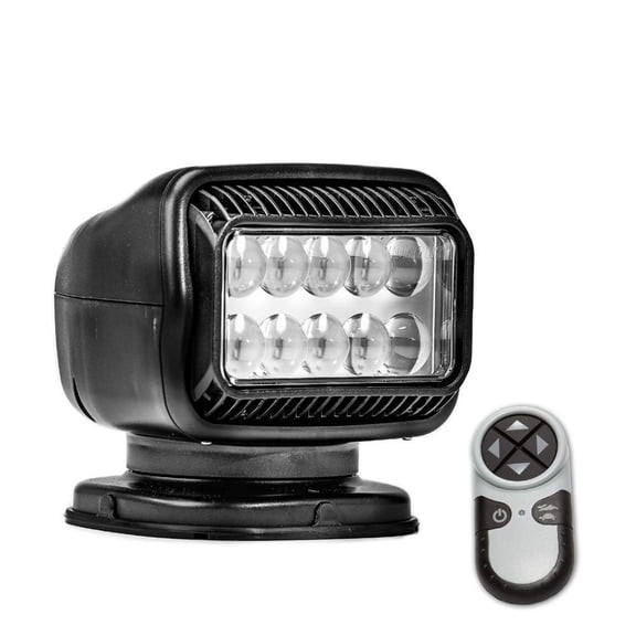 Golight | GT Series Model 20514GT LED Spotlight, Permanent Mount, Wireless Hand-Held Remote, Black
