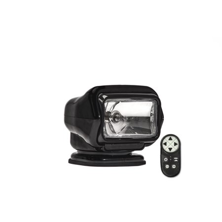 Golight Stryker ST Series Portable Magnetic Base Black Halogen w/Wireless Handheld Remote