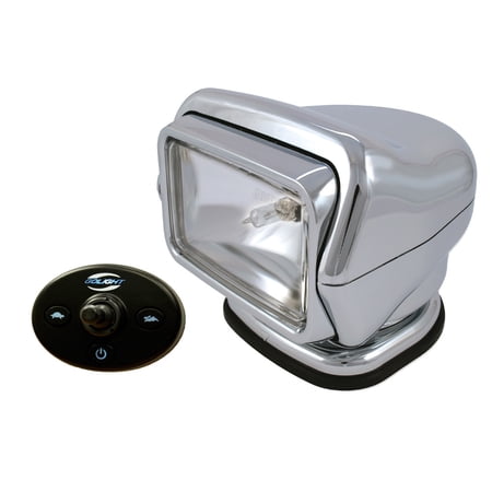 Golight Stryker Searchlight 12V - Wired Dash Control w/ 20' Wire Harness - Chrome