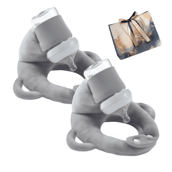 Golikin 2026 New Travel Pillows Bottle Holder, Support Pad Pillow,Travel Pillow Lightweight Pillows for Traveling for Lazy Tool(2Pcs/Gray)