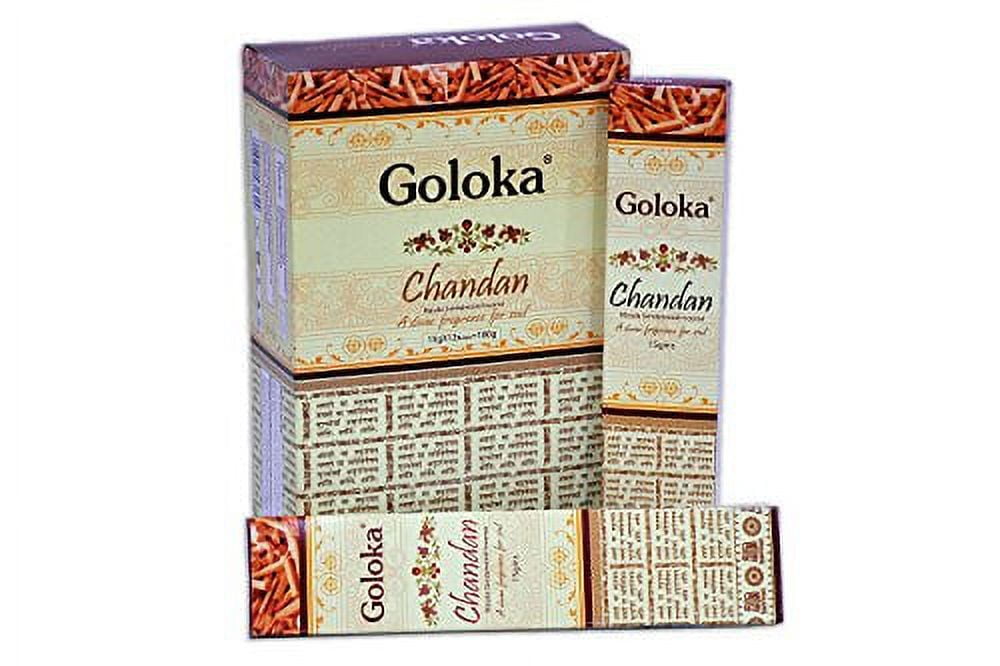 Goloka premium series collection high end incense sticks 6 boxes of 15