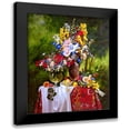 thumbnail image 1 of Golovin, Konstantin 15x17 Black Modern Framed Museum Art Print Titled - Mallow, orchids, 1 of 5