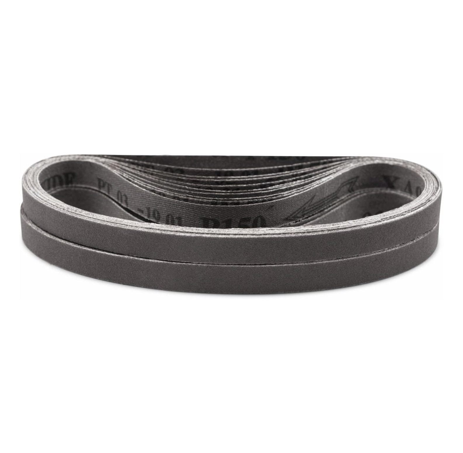 30 Pack 3/8" X 13" Aluminum Oxide Sanding Belts – Air File Belts – Coarse To Very Fine