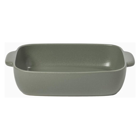 GolySw Ceramic 13" x 9" Rectangular Baker - Pacifica Collection, Artichoke (Green) | Oven & Dishwasher Safe Bakeware | Food Safe Glazing | Restaurant Quality Dinnerware