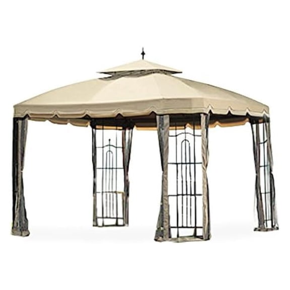 GolySw Replacement Canopy Top Cover Big Lots Bay Window 10' x 12' Gazebo