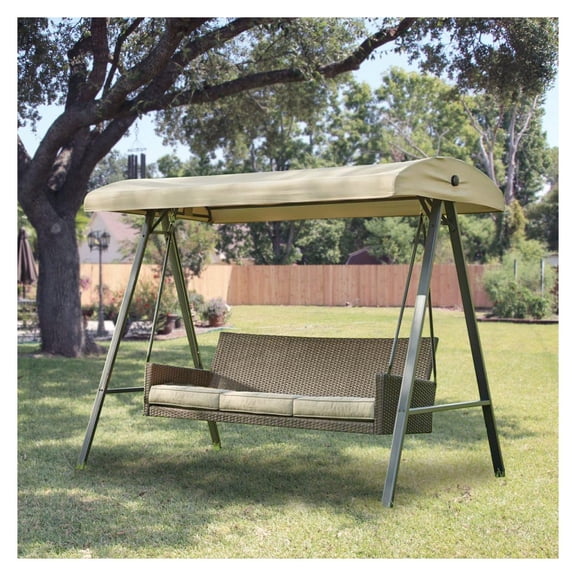 GolySw Replacement Canopy Top Cover for The Plaistow Wicker Swing - Riplock 350