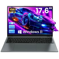 Golzer 17.6in Laptop 100% sRGB, 16GB DDR4 640GB ROM, Windows 11 Business Laptop Computer, 4 Core N95 Processor (Up to 3.4GHz), Backlit Keyboard, 1yr Office 365 Free