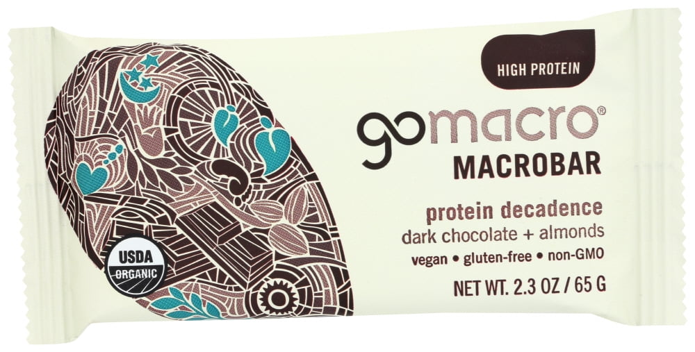 Gomacro Bar - Organic - Dark Chocolate - Almonds, 2.3 Oz