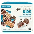 Gomacro Organic Kids Double Chocolate Brownie 7 ct Pack of 3