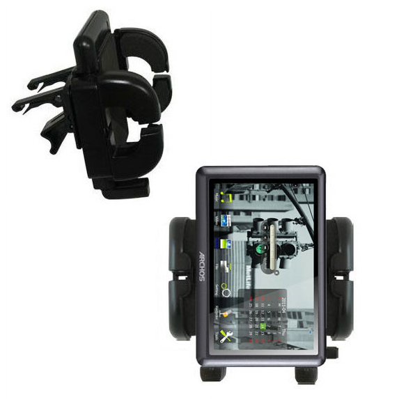 Gomadic Air Vent Clip Based Cradle Holder Car / Auto Mount suitable for the Archos 50b Vision - Lifetime Warranty