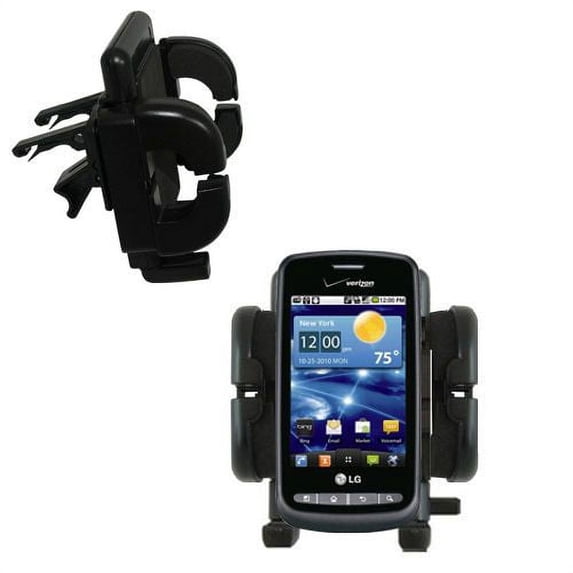 Gomadic Air Vent Clip Based Cradle Holder Car / Auto Mount suitable for the LG Vortex - Lifetime Warranty