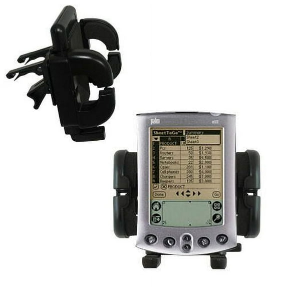 Gomadic Air Vent Clip Based Cradle Holder Car / Auto Mount suitable for the Palm palm m505 - Lifetime Warranty