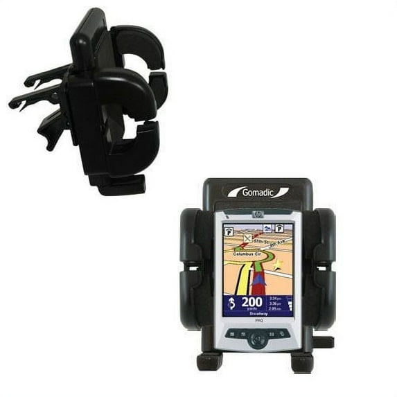 Gomadic Air Vent Clip Based Cradle Holder Car / Auto Mount suitable for the TomTom Navigator 5 - Lifetime Warranty