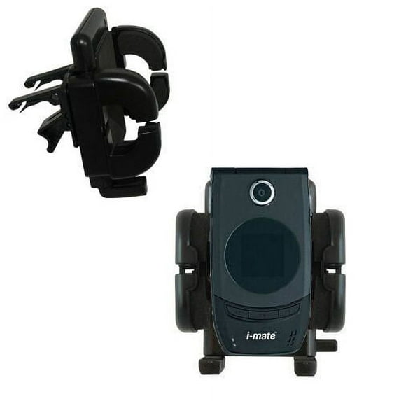 Gomadic Air Vent Clip Based Cradle Holder Car / Auto Mount suitable for the i-Mate SmartFlip - Lifetime Warranty