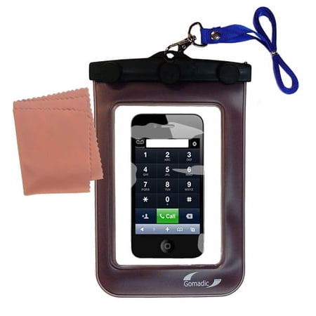 Gomadic Clean and Dry Waterproof Protective Case Suitablefor the Apple iPhone to use Underwater