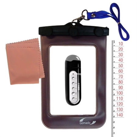 Gomadic Clean and Dry Waterproof Protective Case Suitablefor the Coby MP20016 to use Underwater