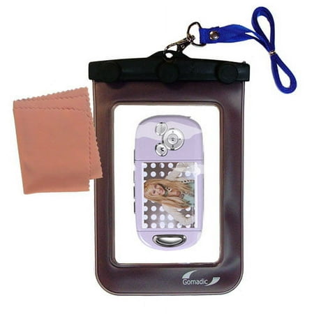 Gomadic Clean and Dry Waterproof Protective Case Suitablefor the Disney Hannah Montana Mix Max Player DS19012 to use Underwater