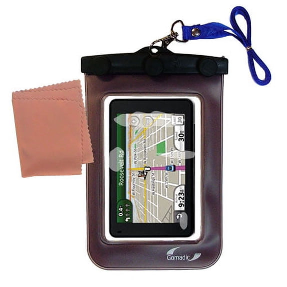 Gomadic Clean and Dry Waterproof Protective Case Suitablefor the Garmin Nuvi 3760T to use Underwater