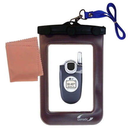 Gomadic Clean and Dry Waterproof Protective Case Suitablefor the LG VX4650 to use Underwater