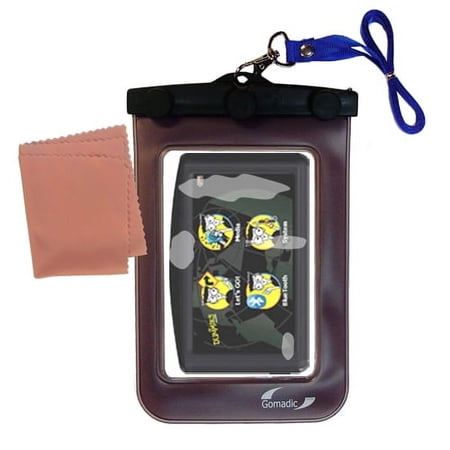 Gomadic Clean and Dry Waterproof Protective Case Suitablefor the Maylong FD-435 GPS For Dummies to use Underwater