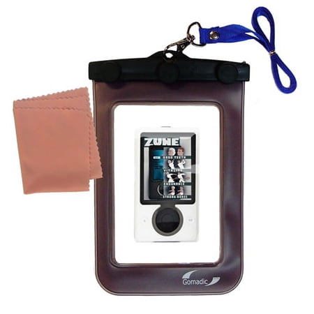 Gomadic Clean and Dry Waterproof Protective Case Suitablefor the Microsoft Zune Gen2 to use Underwater