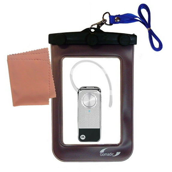 Gomadic Clean and Dry Waterproof Protective Case Suitablefor the Motorola MOTOPURE H12 Cradle to use Underwater