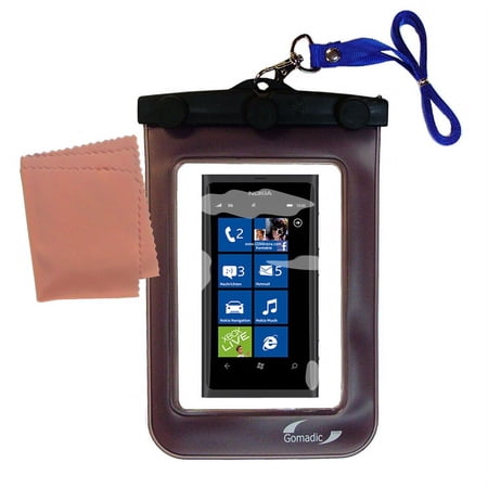 Gomadic Clean and Dry Waterproof Protective Case Suitablefor the Nokia Sun to use Underwater