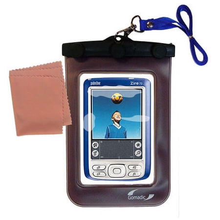 Gomadic Clean and Dry Waterproof Protective Case Suitablefor the Palm palm Zire 72s to use Underwater