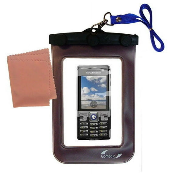 Gomadic Clean and Dry Waterproof Protective Case Suitablefor the Sony Ericsson C702 C702c to use Underwater