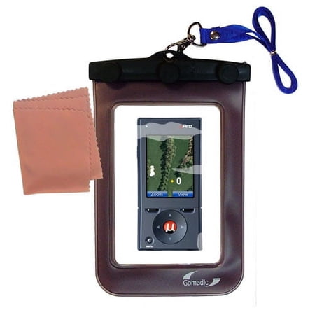 Gomadic Clean and Dry Waterproof Protective Case Suitablefor the uPro uPro Golf GPS to use Underwater