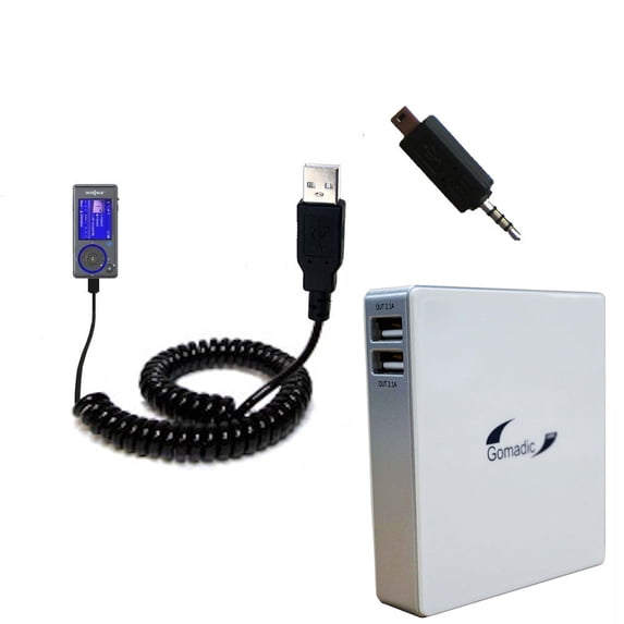 Gomadic High Capacity Rechargeable External Battery Pack suitable for the Insignia NS-2V17 - Portable Charger with TipExchange Technology
