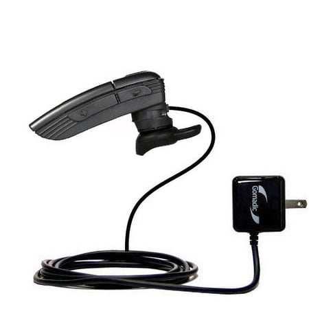 Gomadic Intelligent Compact AC Home Wall Charger suitable for the BlueAnt Endure - High output power with a convenient, foldable plug design - Uses Ti