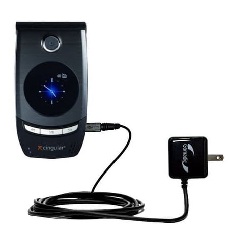 Gomadic Intelligent Compact AC Home Wall Charger suitable for the Cingular StarTrek / Star Trek - High output power with a convenient, foldable plug d