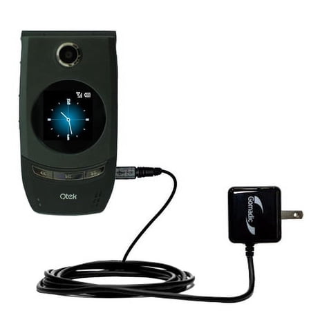 Gomadic Intelligent Compact AC Home Wall Charger suitable for the HTC 3125 - High output power with a convenient, foldable plug design - Uses TipExcha