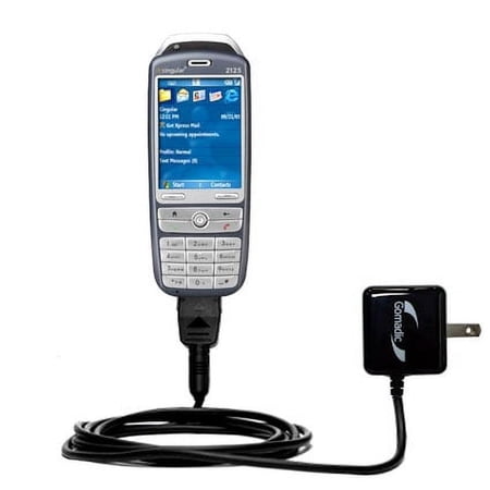 Gomadic Intelligent Compact AC Home Wall Charger suitable for the HTC Faraday - High output power with a convenient, foldable plug design - Uses TipEx