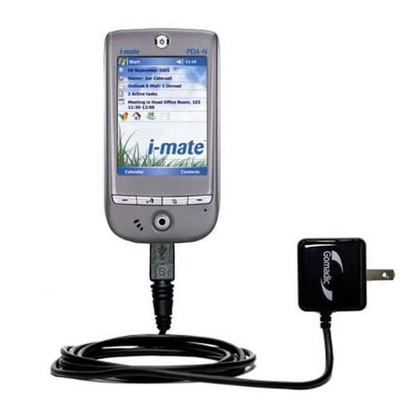 Gomadic Intelligent Compact AC Home Wall Charger suitable for the HTC Galaxy - High output power with a convenient, foldable plug design - Uses TipExc
