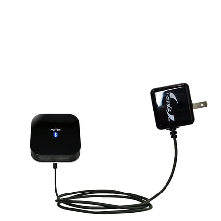 Gomadic Intelligent Compact AC Home Wall Charger suitable for the HomeSpot nfc - High output power with a convenient, foldable plug design - Uses TipE