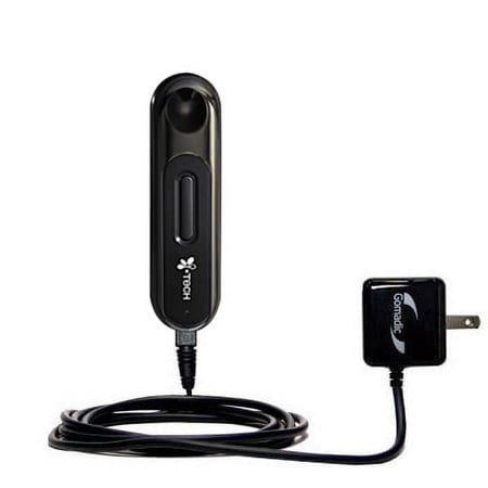 Gomadic Intelligent Compact AC Home Wall Charger suitable for the I Tech Naro 601 - High output power with a convenient, foldable plug design - Uses T