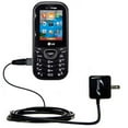 thumbnail image 1 of Gomadic Intelligent Compact AC Home Wall Charger suitable for the LG Cosmos 2 - High output power with a convenient, foldable plug design - Uses TipEx, 1 of 4