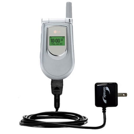 Gomadic Intelligent Compact AC Home Wall Charger suitable for the LG VX4500 - High output power with a convenient, foldable plug design - Uses TipExch