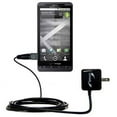 thumbnail image 1 of Gomadic Intelligent Compact AC Home Wall Charger suitable for the Motorola DROID X2 - High output power with a convenient, foldable plug design - Uses, 1 of 4