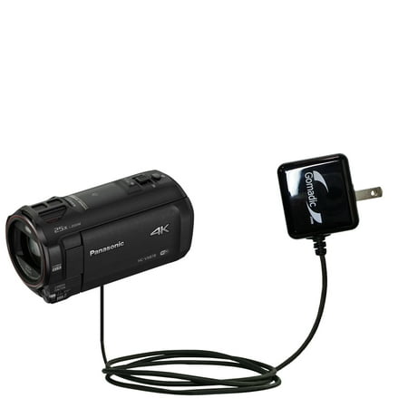 Gomadic Intelligent Compact AC Home Wall Charger suitable for the Panasonic HC-VX870 / HC-VX878 - High output power with a convenient, foldable plug d