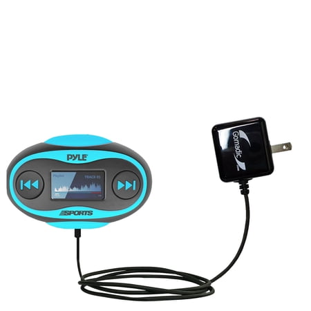 Gomadic Intelligent Compact AC Home Wall Charger suitable for the Pyle PSWP25BL Waterproof MP3 - High output power with a convenient, foldable plug de