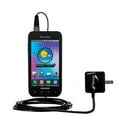 thumbnail image 1 of Gomadic Intelligent Compact AC Home Wall Charger suitable for the Samsung Mesmerize - High output power with a convenient, foldable plug design - Uses, 1 of 4