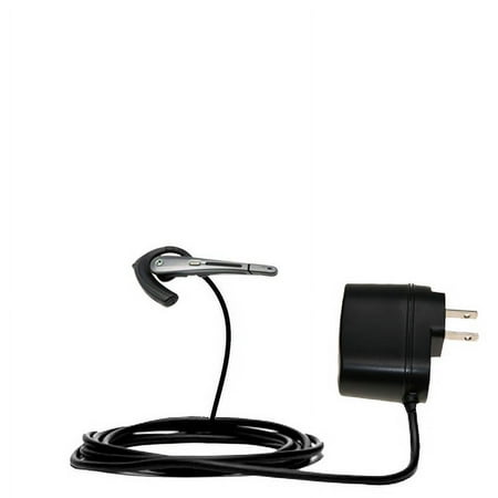 Gomadic Intelligent Compact AC Home Wall Charger suitable for the Sony Ericsson Bluetooth Headset HBH-300 - High output power with a convenient, folda