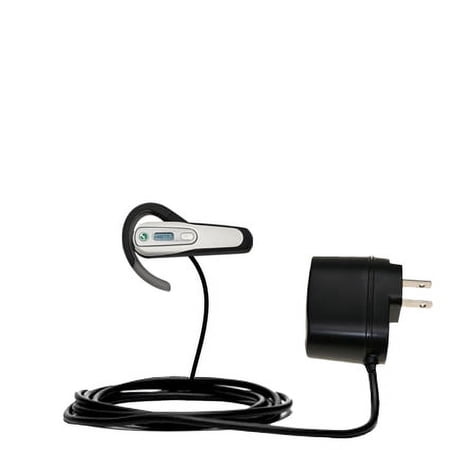 Gomadic Intelligent Compact AC Home Wall Charger suitable for the Sony Ericsson Bluetooth Headset HBH-662 - High output power with a convenient, folda