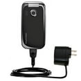 thumbnail image 1 of Gomadic Intelligent Compact AC Home Wall Charger suitable for the Sony Ericsson z610i - High output power with a convenient, foldable plug design - Us, 1 of 4